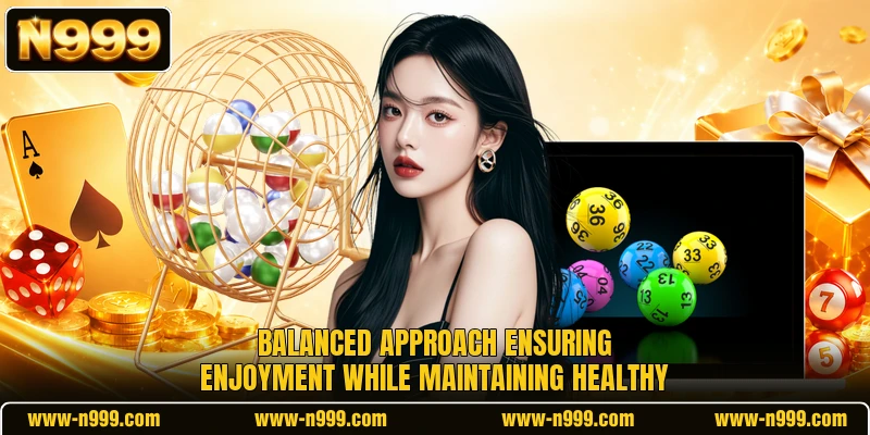 Balanced approach ensuring enjoyment while maintaining healthy
