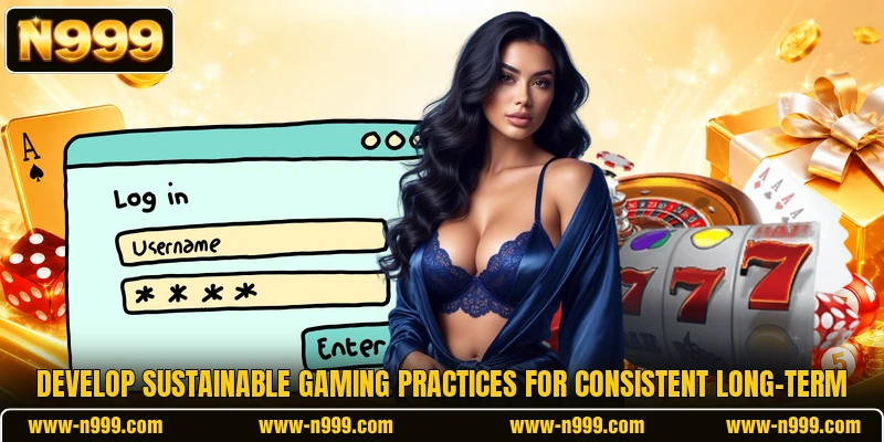 Develop sustainable gaming practices for consistent long-term