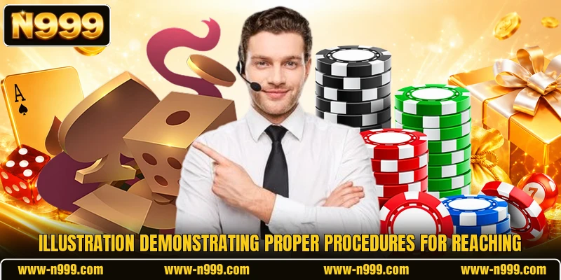 Illustration demonstrating proper procedures for reaching